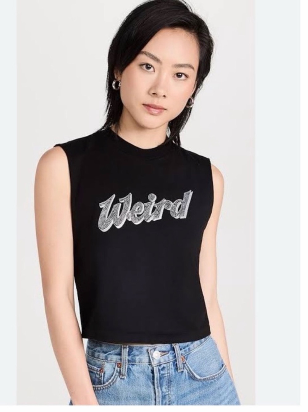 Re/Done Weird Baby Muscle Tank
Top.